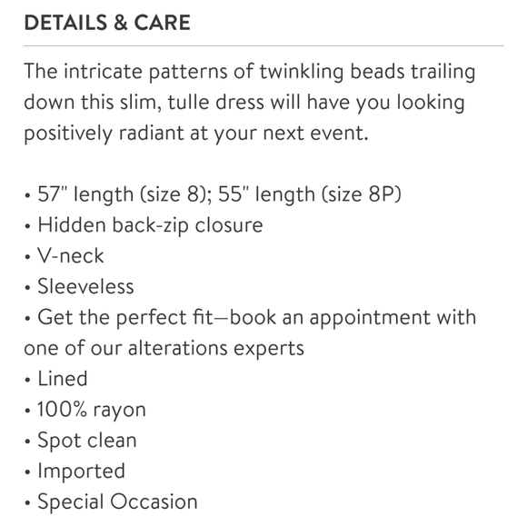 Gorgeous, formal, full-length beaded dress - Picture 6 of 9